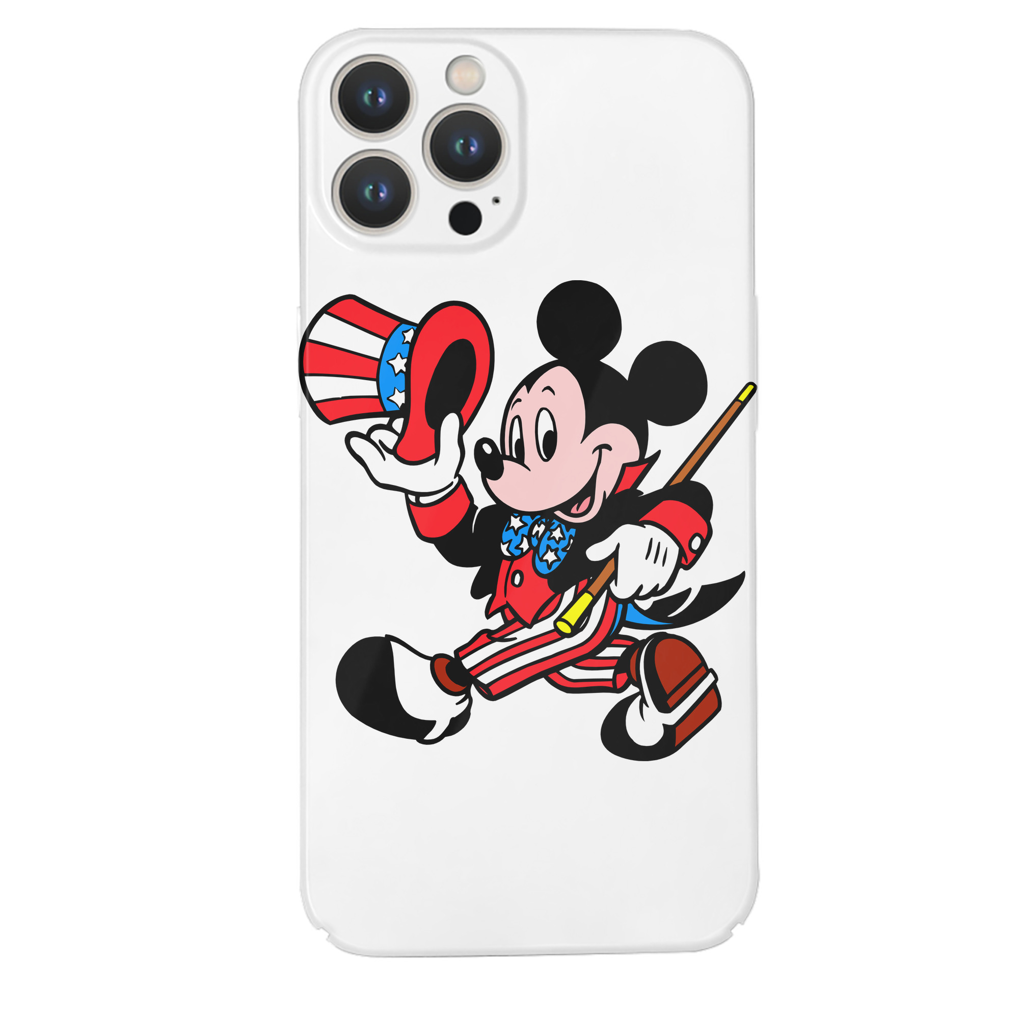 （画像用） ミッキーマウス Mickey Mouse 【iPhone 14シリーズ対応】ハードケース